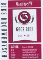 Amateurs, Goos Bier Quadrupel VV