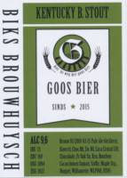 Amateurs, Goos Bier Kentucky B.Stout