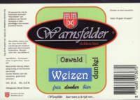 Warnsfelder, Oswald Weizen Dunkel