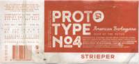 Strieper Craft Beer Company, Proto Type No4 2019 American Barleywine