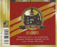 Amelander Bierbrouwerij, Hidde Dirks Kat Quadrupel Amelander Bierbrouwerij, Hidde Dirks Kat Quadrupel