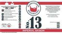 Gebroeders Roodbaard Brouwerij, No.13  Imperial Saison