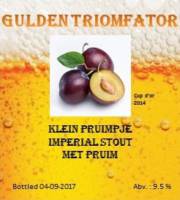 Gulden Triomfator, Klein Pruimpje Imperial Stout