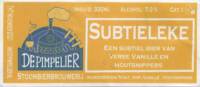 Stoombierbrouwerij De Pimpelier, Subtieleke Stoombierbrouwerij De Pimpelier, Subtieleke