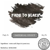 Amateurs, Fade to Black Imperial Stout