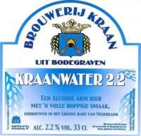 Brouwerij Kraan (Bodegraven), Kraanwater 2.2