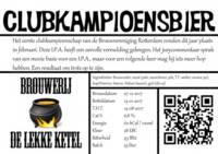 Amateurs, Clubkampioensbier