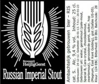 Amateurs, Russian Imperial Stout