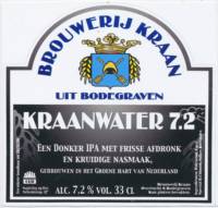 Brouwerij Kraan (Bodegraven), Kraanwater 7.2