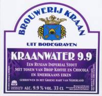Brouwerij Kraan (Bodegraven), Kraanwater 9.9