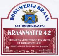 Brouwerij Kraan (Bodegraven), Kraanwater 4.2