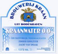 Brouwerij Kraan (Bodegraven), Kraanwater 0.0