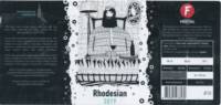 Brouwerij Frontaal, Rhodesian 2019 Brouwerij Frontaal, Rhodesian 2019