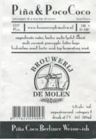 Brouwerij De Molen, Piña & PocoCoco Piña Coco Berliner Weisse-ish