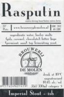 Brouwerij De Molen, Rasputin Imperial Stout-ish