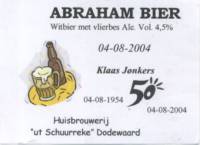 Amateurs, Abrahambier Witbier met vlierbes