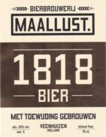 Bierbrouwerij Maallust, 1818