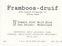 Tommie Sjef Wild Ales, Framboos-druif