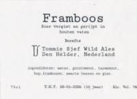 Tommie Sjef Wild Ales, Framboos