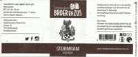 Stadsbrouwhuis Broer & Zus, Stormram Bockbier Stadsbrouwhuis Broer & Zus, Stormram Bockbier