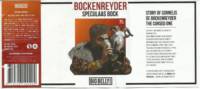 Big Belly Brewing, Bockenreyder Speculaas Bock