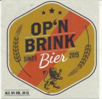 Op ‘n Brink, Op 'n Brink Bier Op ‘n Brink, Op 'n Brink Bier