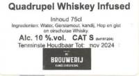 Brouwerij Van de Oirsprong, Quadrupel Whiskey Infused