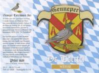 Buitenlandse bieren voor Nederlandse markt (etiket Nederlandse plaatsnaam), Genneper De Toertel Weisse