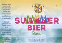 Buitenlandse bieren voor Nederlandse markt (etiket Nederlandse plaatsnaam), Summmer Bier Blond