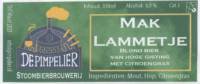 Stoombierbrouwerij De Pimpelier, Mak Lammetje Stoombierbrouwerij De Pimpelier, Mak Lammetje