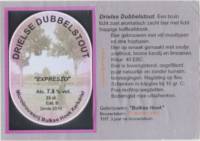 Microbrouwerij Bulkse Hoek, Drielse Dubbelstout Expreszo Microbrouwerij Bulkse Hoek, Drielse Dubbelstout Expreszo