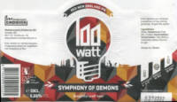 100 Watt Brewery, Symphony Of Demons Red New England IPA