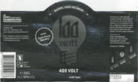 100 Watt Brewery, 400 Volt Barrel Aged Holiness