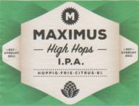 Maximus Brouwerij, High Hops I.P.A.