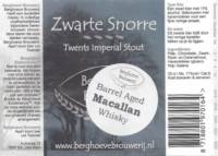 Berghoeve Brouwerij, Zwarte Snorre Twents Imperial Stout
