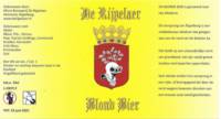 Microbrouwerij De Rijpelaer, Blond Bier