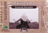 Buitenlandse bieren voor Nederlandse markt (etiket Nederlandse plaatsnaam), Zwarte Lola Zeeuwsch Porterbier