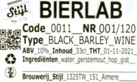 Brouwerij Stijl, Bierlab Black Barley Wine