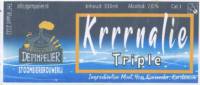 Stoombierbrouwerij De Pimpelier, Krrrnalje Triple Stoombierbrouwerij De Pimpelier, Krrrnalje Triple