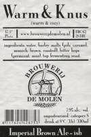 Brouwerij De Molen, Warm & Knus Imperial Brown Ale-ish