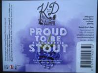 Brouwerij Klein Duimpje, Proud to be Blackberrie Stout