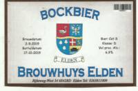 Brouwhuys Elden, Bockbier
