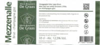 Micro Brouwerij De Graas, Mezzenalle Brut - Champagne gist