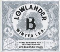 Lowlander Beer Co, Winter I.P.A. B