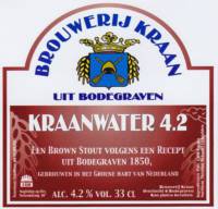 Brouwerij Kraan (Bodegraven), Kraanwater 4.2