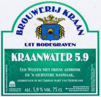 Brouwerij Kraan (Bodegraven), Kraanwater 5.9