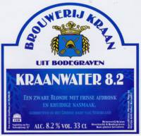 Brouwerij Kraan (Bodegraven), Kraanwater 8.2