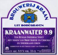 Brouwerij Kraan (Bodegraven), Kraanwater 9.9