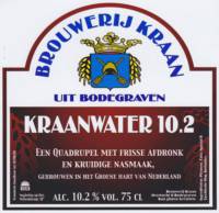 Brouwerij Kraan (Bodegraven), Kraanwater 10.2