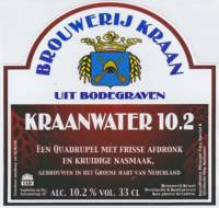 Brouwerij Kraan (Bodegraven), Kraanwater 10.2